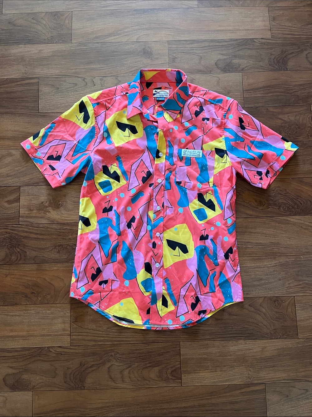 Party Shirt International Men's Short Sleeve Button-Up Shirt